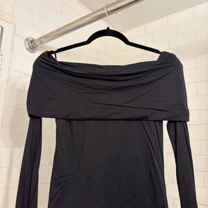 Elegant Black Off-Shoulder Top